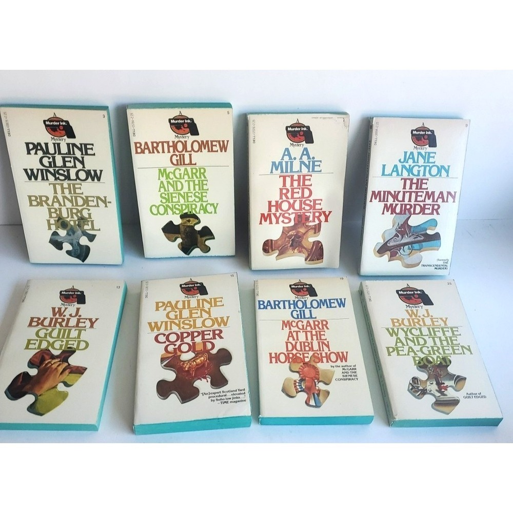 Jane LANGTON Minuteman Murder Dell Vintage Mystery Inc. PB Lot 8 NOS Milne‎ W.J.